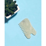 ISLAND JADE Gemstone Gua Sha + Massaging Comb